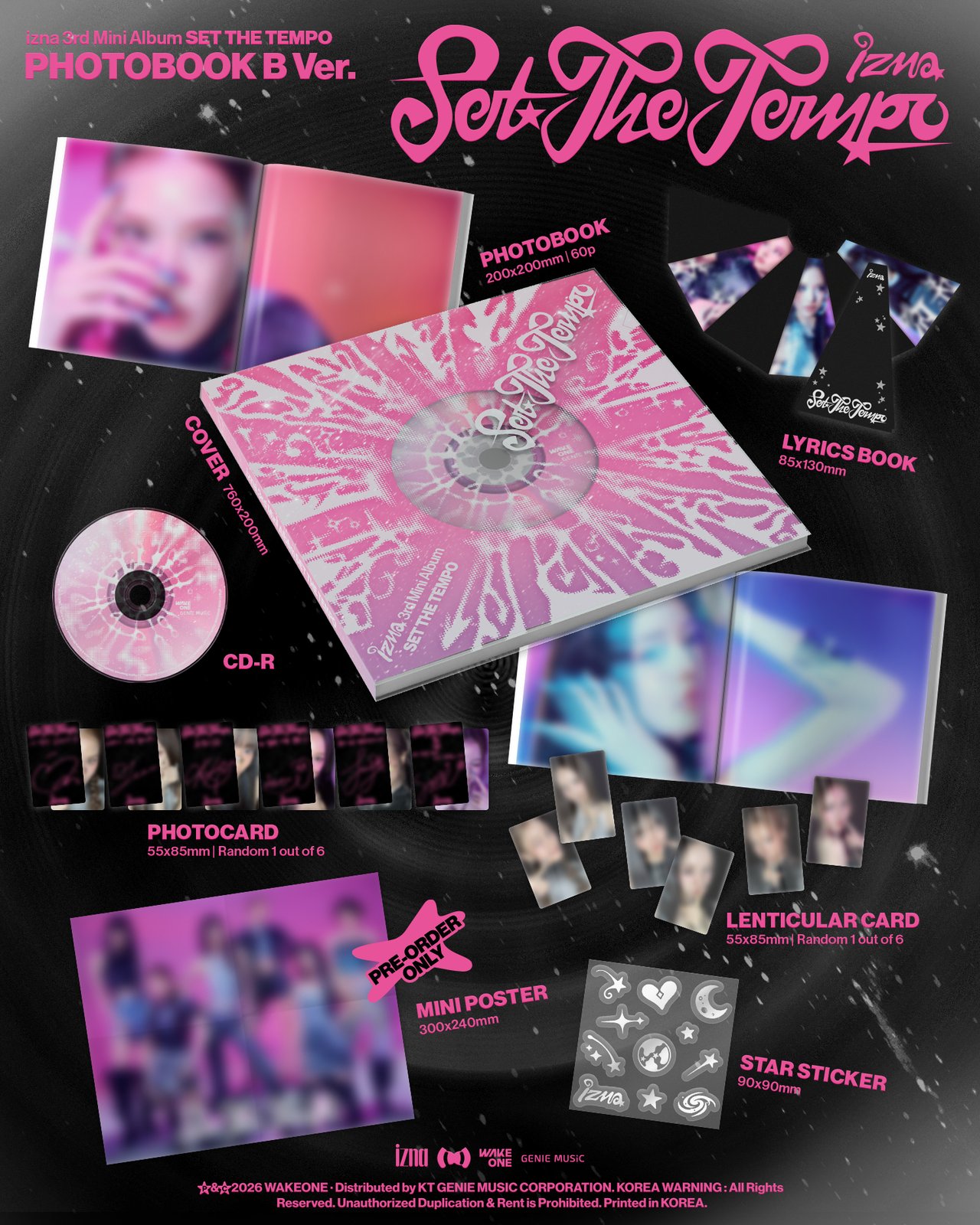 izna - SET THE TEMPO (PHOTOBOOK B ver.)