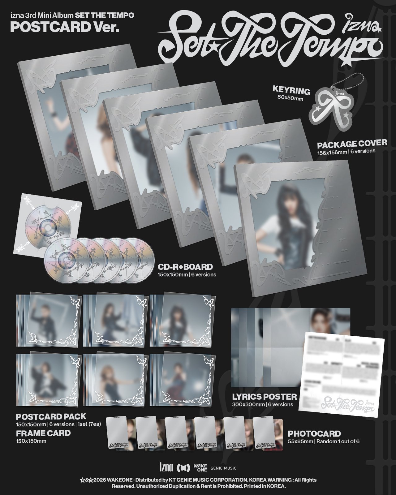 izna - SET THE TEMPO (POSTCARD ver.)