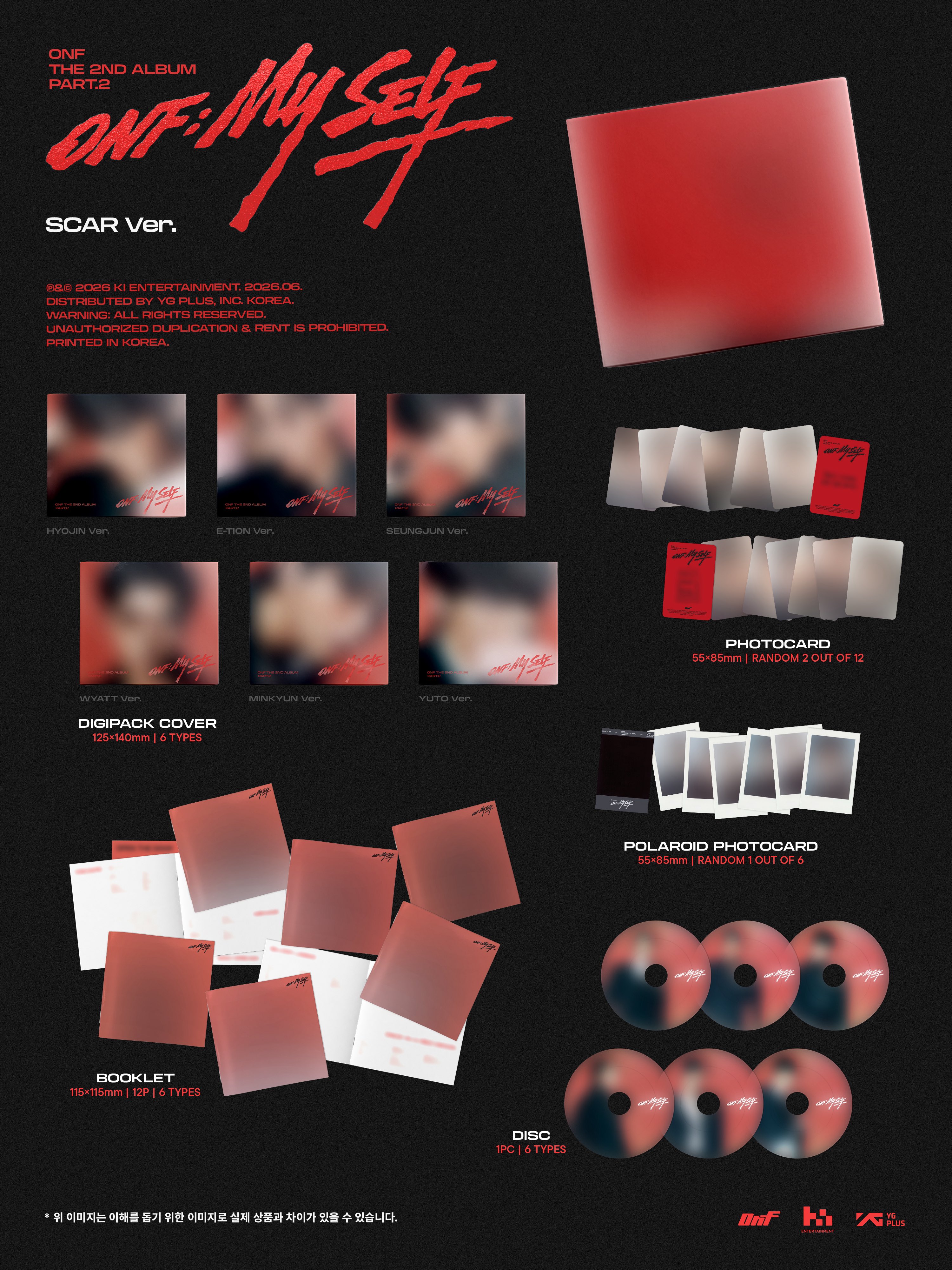 ONF - ONF:MY SELF (DIGIPACK ver.)