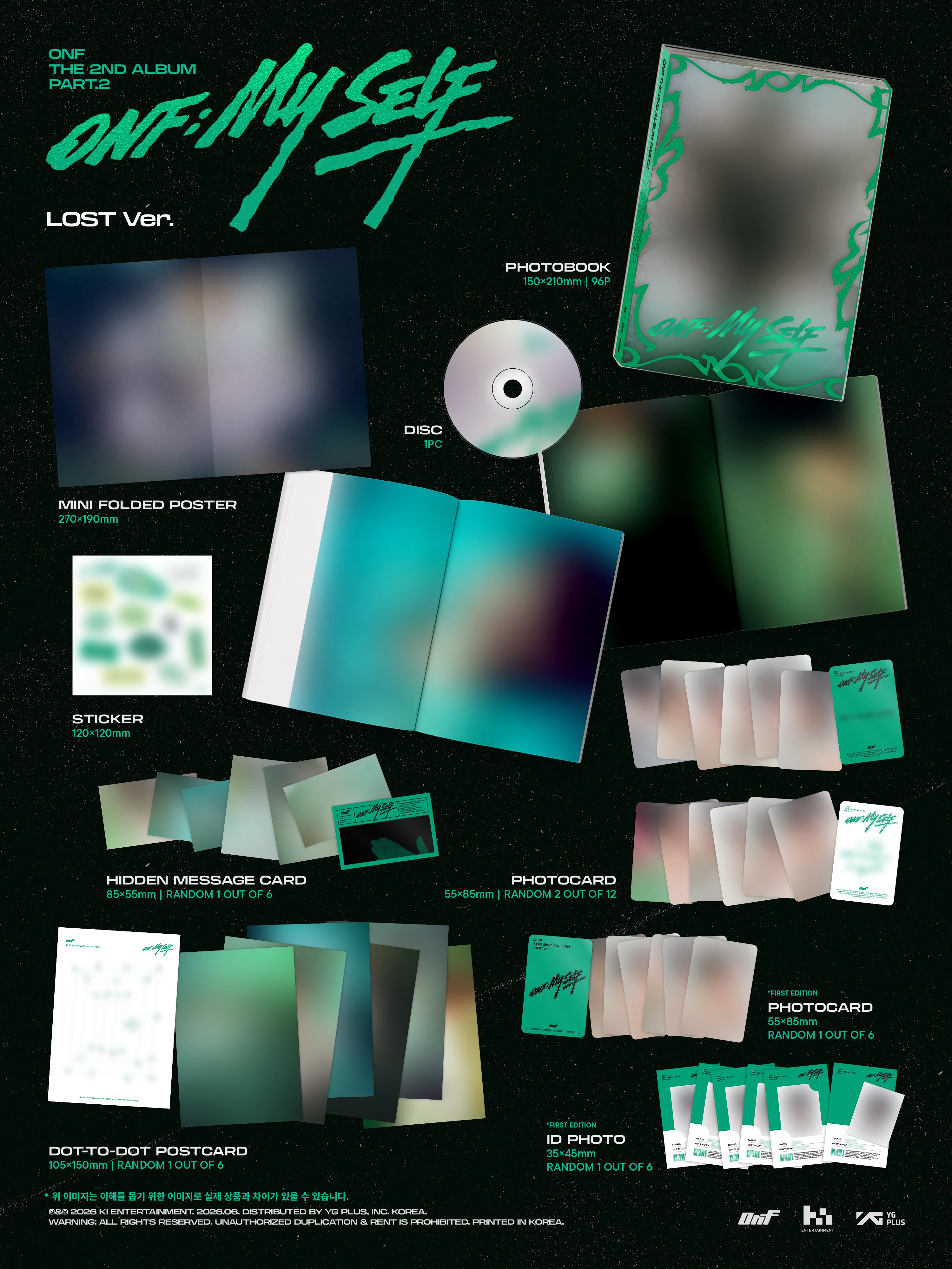 ONF - ONF:MY SELF (PHOTOBOOK LOST ver.)