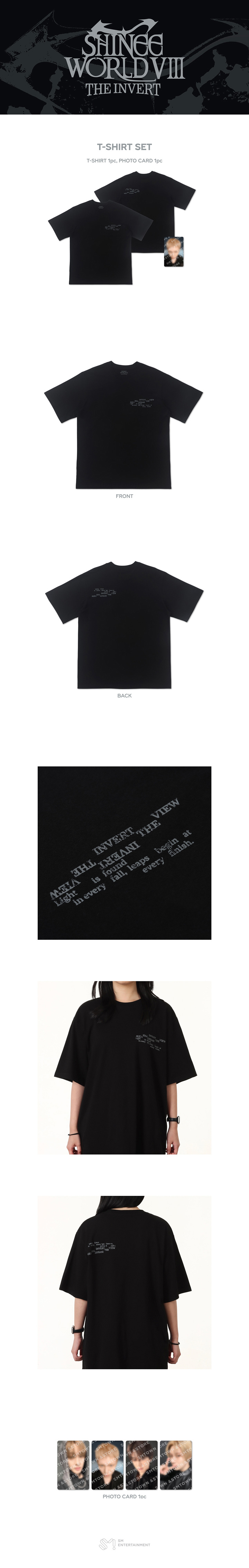 2026 SHINee WORLD VIII 'THE INVERT' OFFICIAL MD : T-SHIRT SET