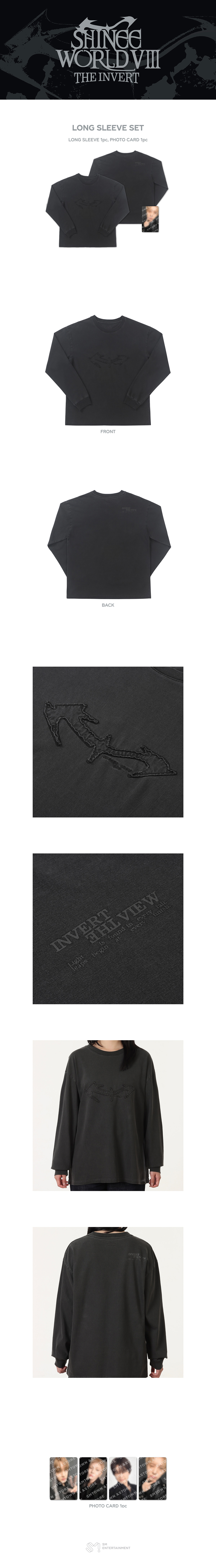 2026 SHINee WORLD VIII 'THE INVERT' OFFICIAL MD : LONG SLEEVE SET