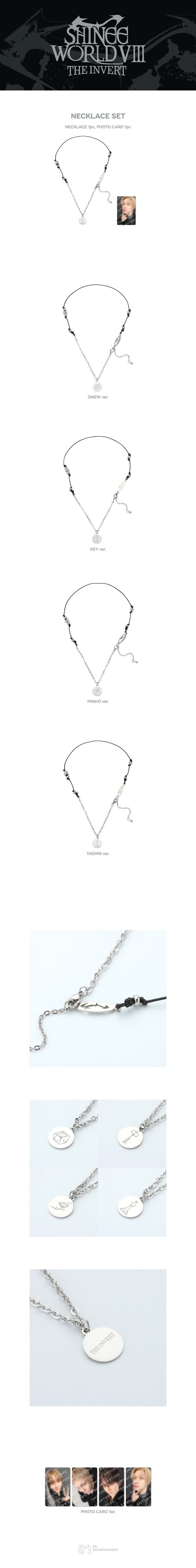 2026 SHINee WORLD VIII 'THE INVERT' OFFICIAL MD : NECKLACE SET