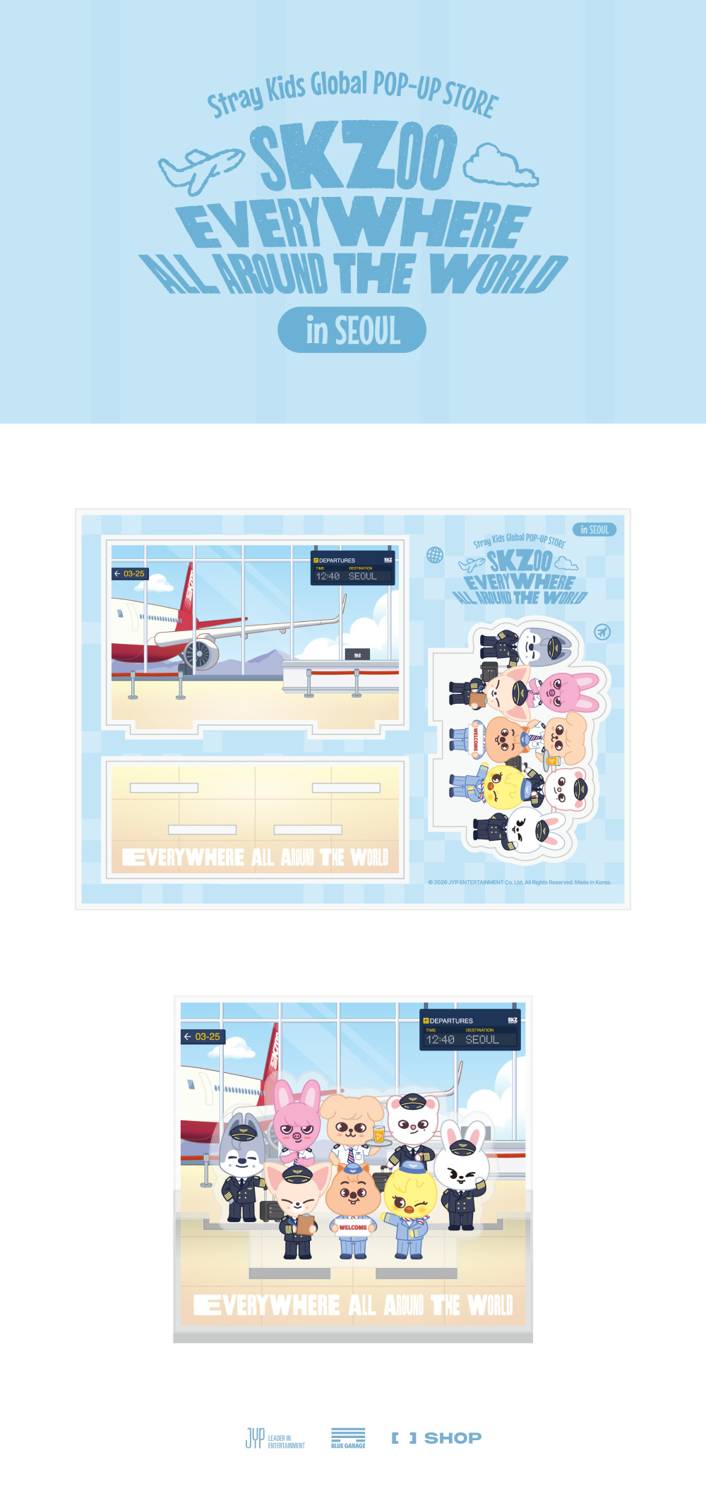 SKZOO ACRYLIC STAND - SKZOO Everywhere All Around The World