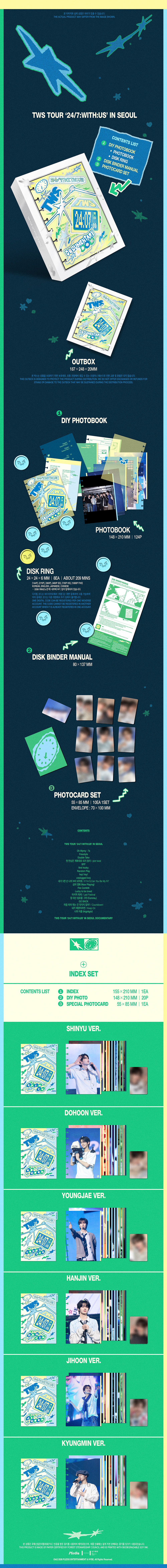 TWS TOUR '24/7:WITH:US' IN SEOUL + INDEX SET