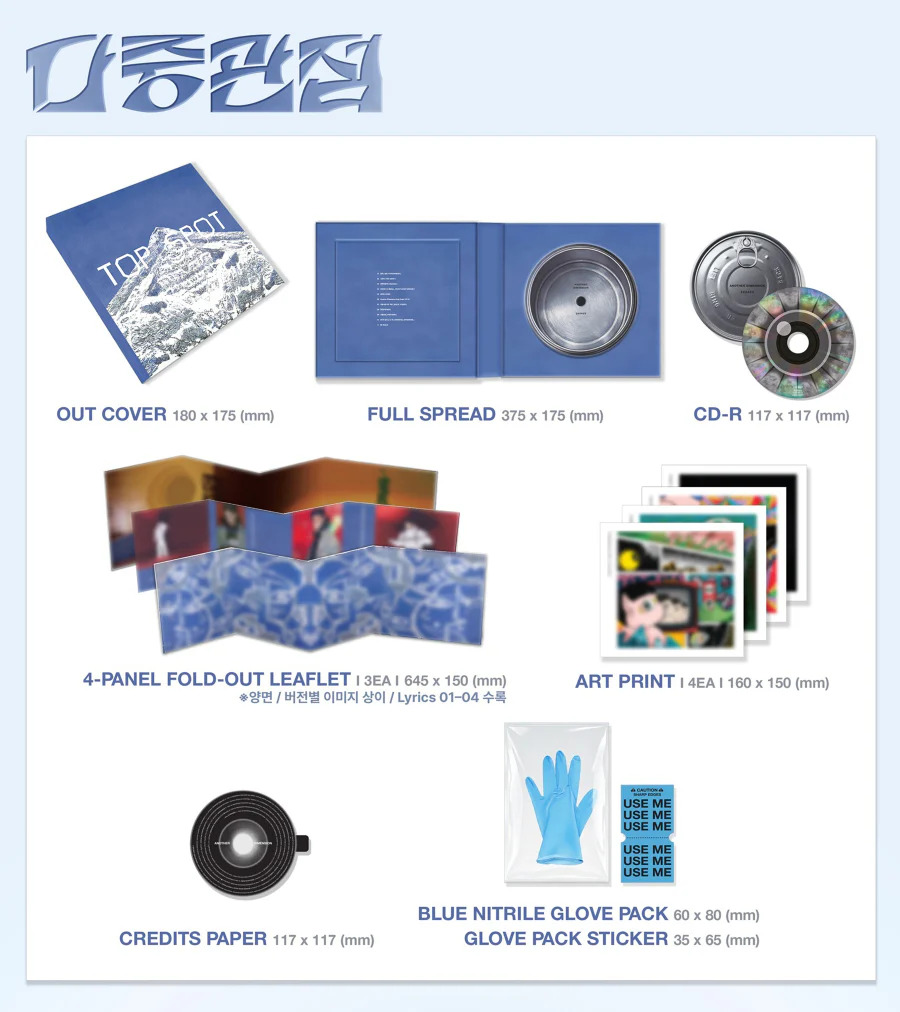 T.O.P ANOTHER DIMENSION CD Album