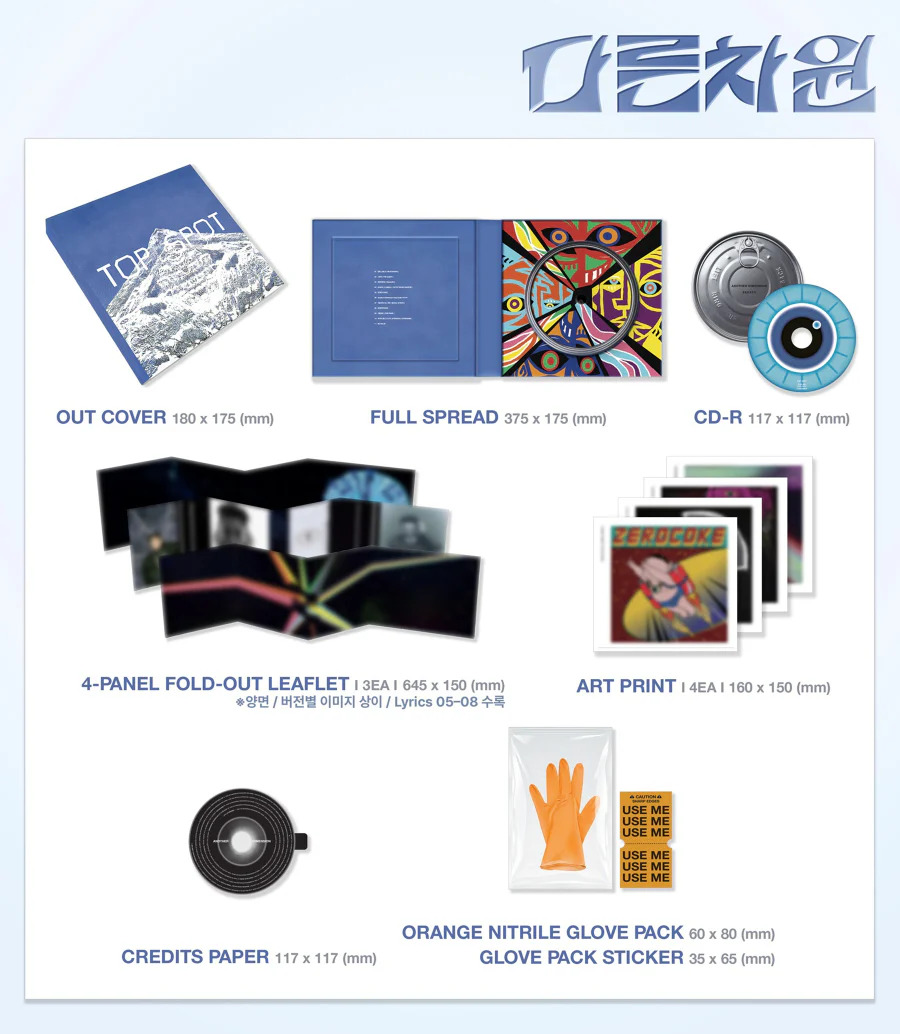 T.O.P ANOTHER DIMENSION CD Album