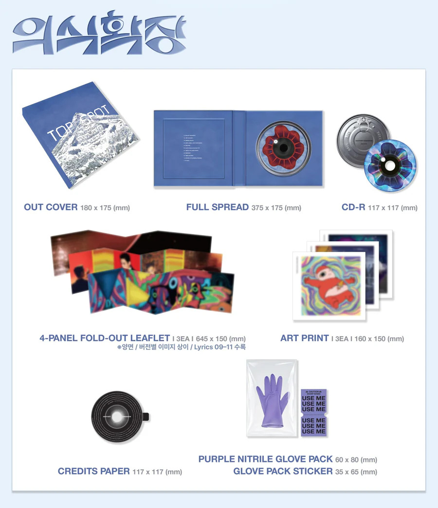 T.O.P ANOTHER DIMENSION CD Album