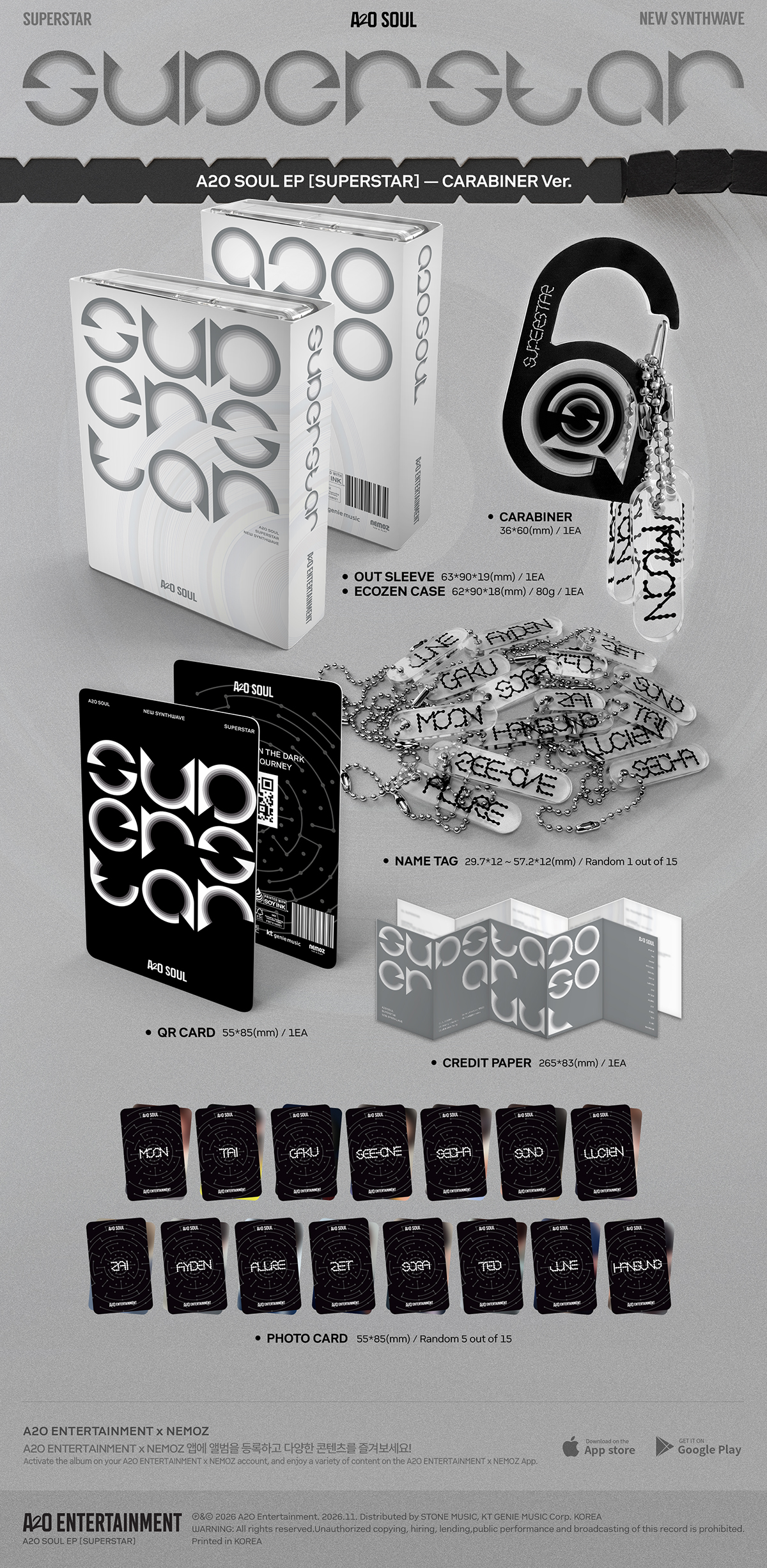 A2O SOUL SUPERSTAR (CARABINER Ver.)