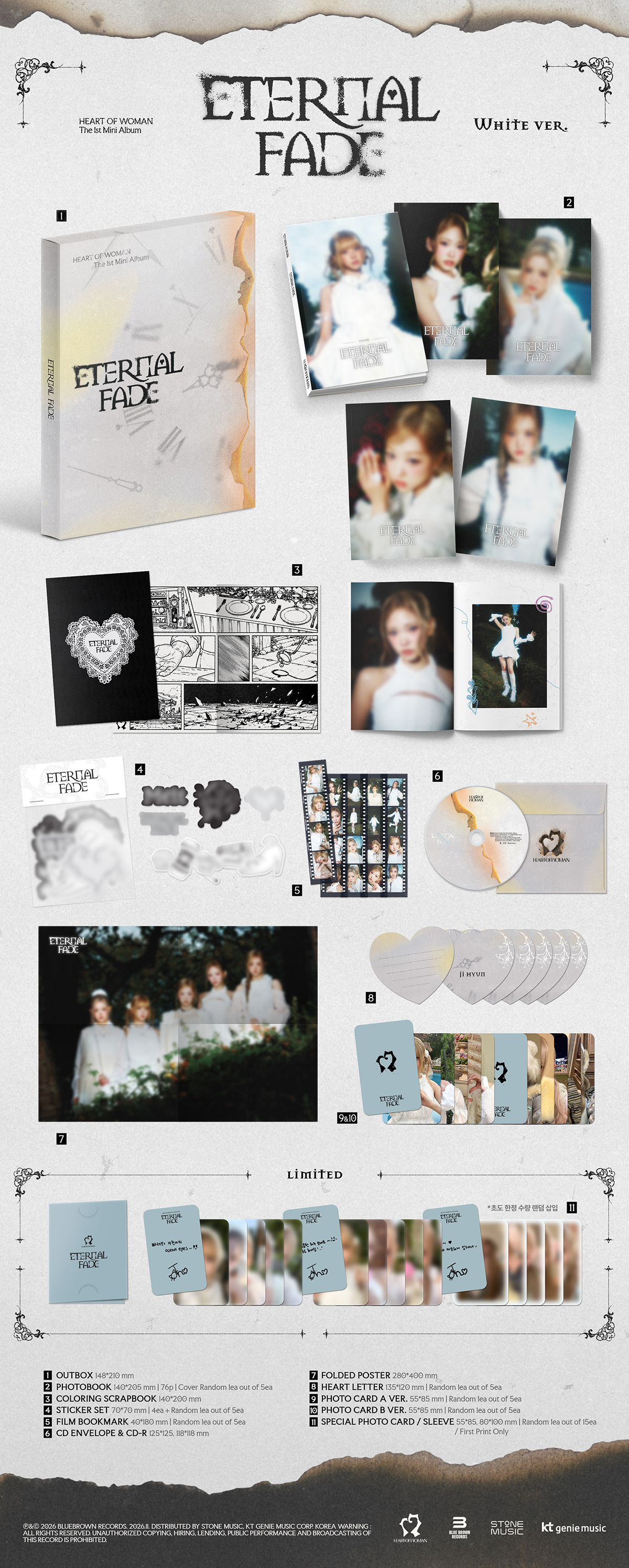 HEART OF WOMAN - ETERNAL FADE (WHITE ver.)