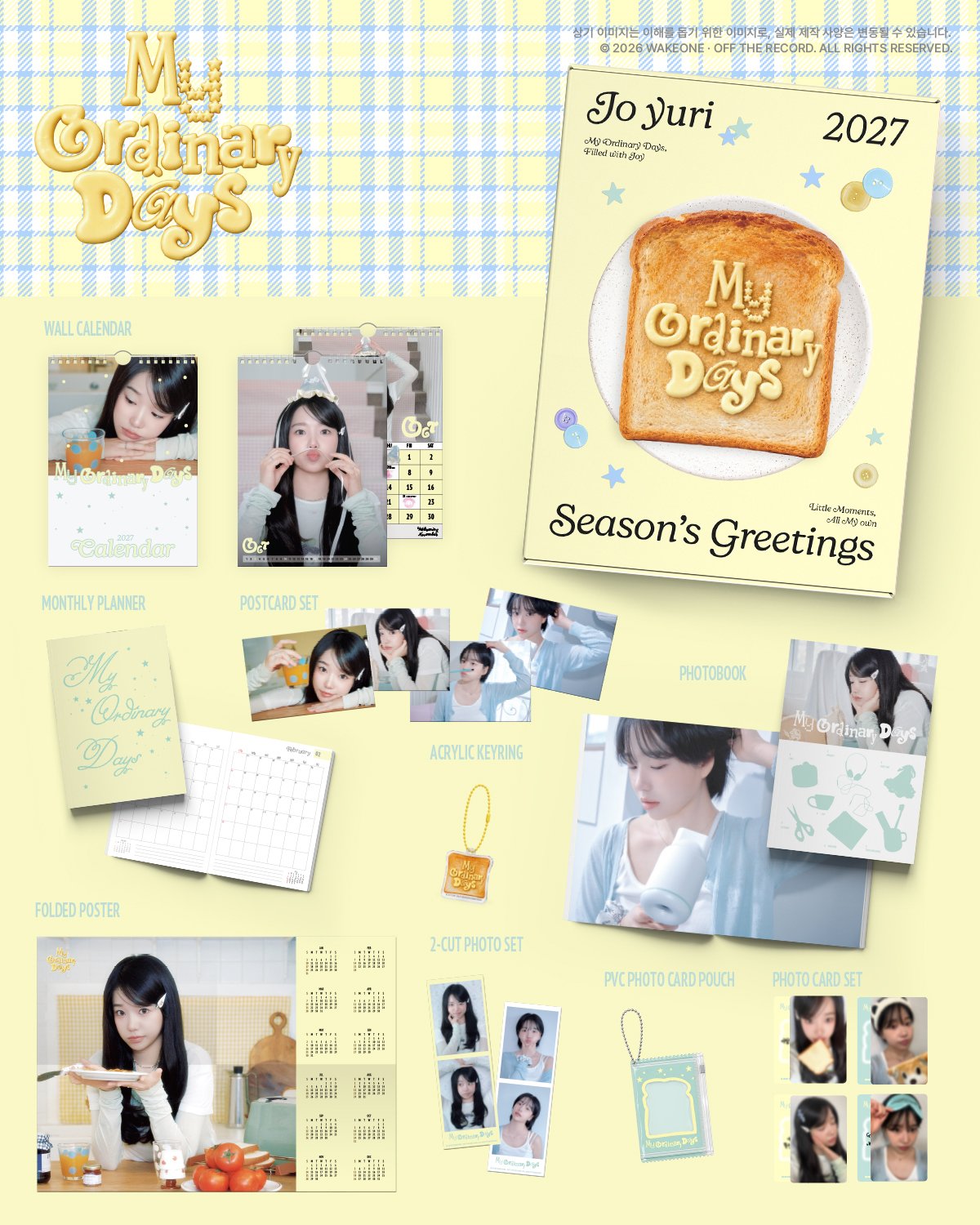 JO YURI - 2027 SEASON’S GREETINGS [MY ORDINARY DAYS]