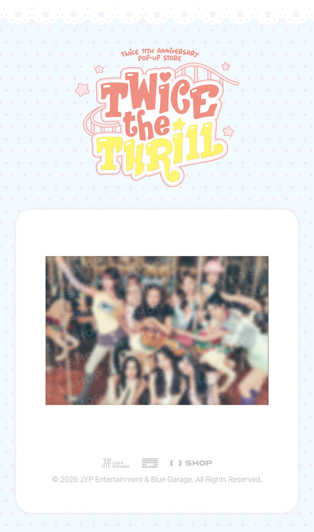 FABRIC POSTER - TWICE THE THRILL