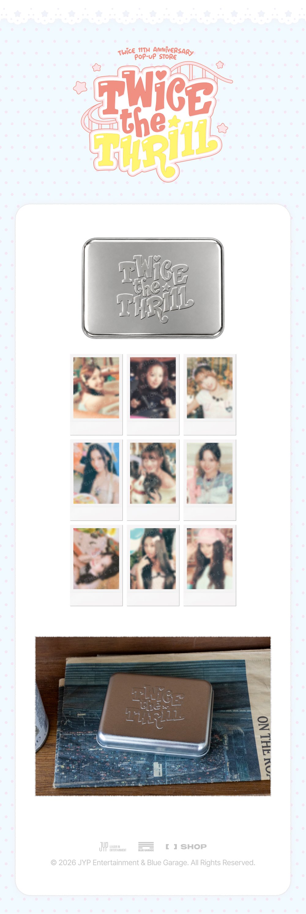 INSTANT PHOTO SET - TWICE THE THRILL