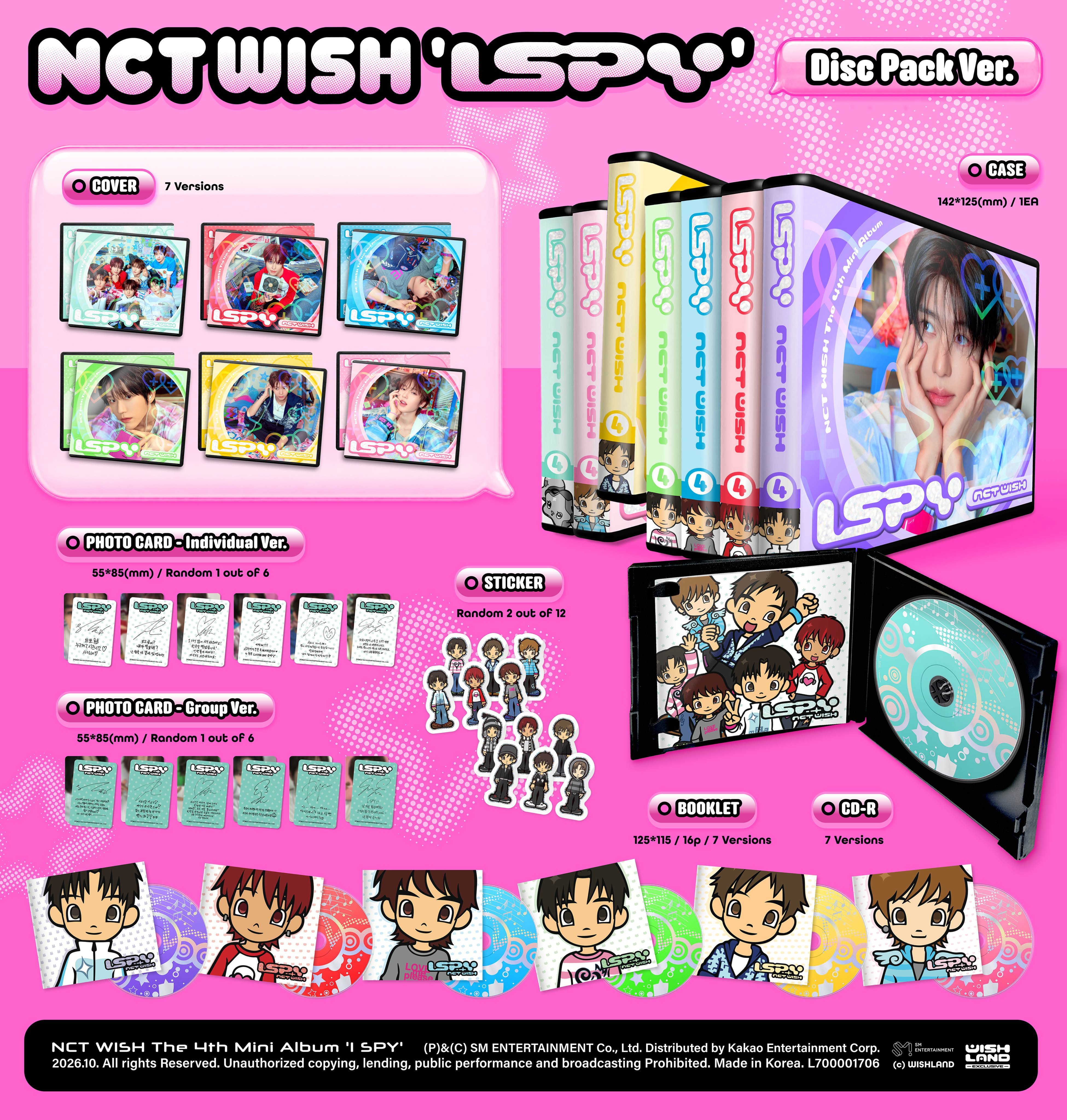 NCT WISH - I SPY (Disc Pack ver.)
