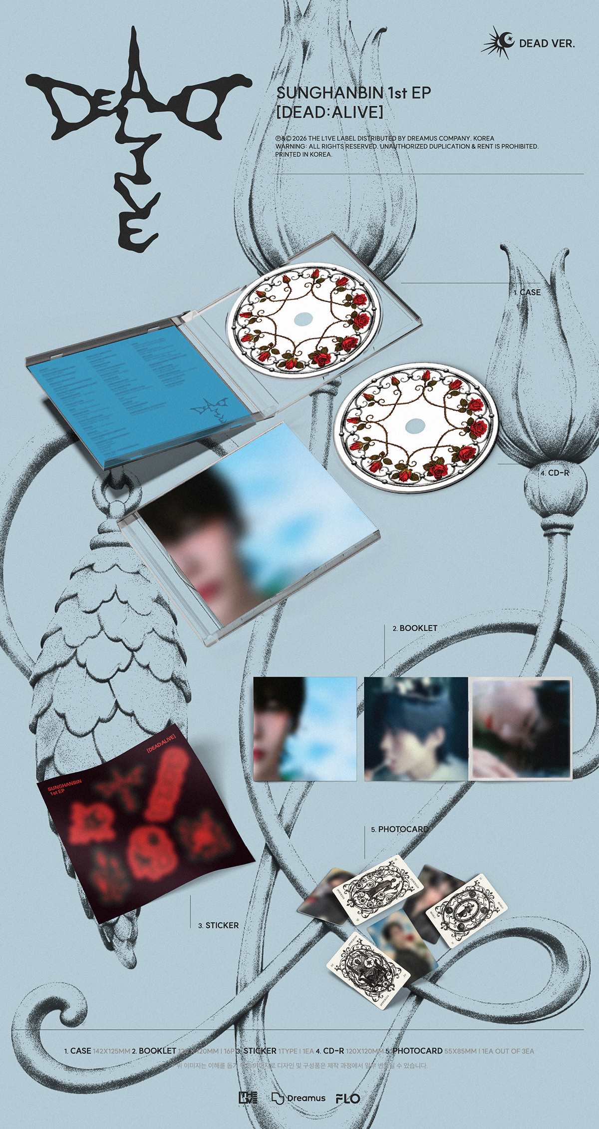 SUNGHANBIN - DEAD:ALIVE (Jewel DEAD)