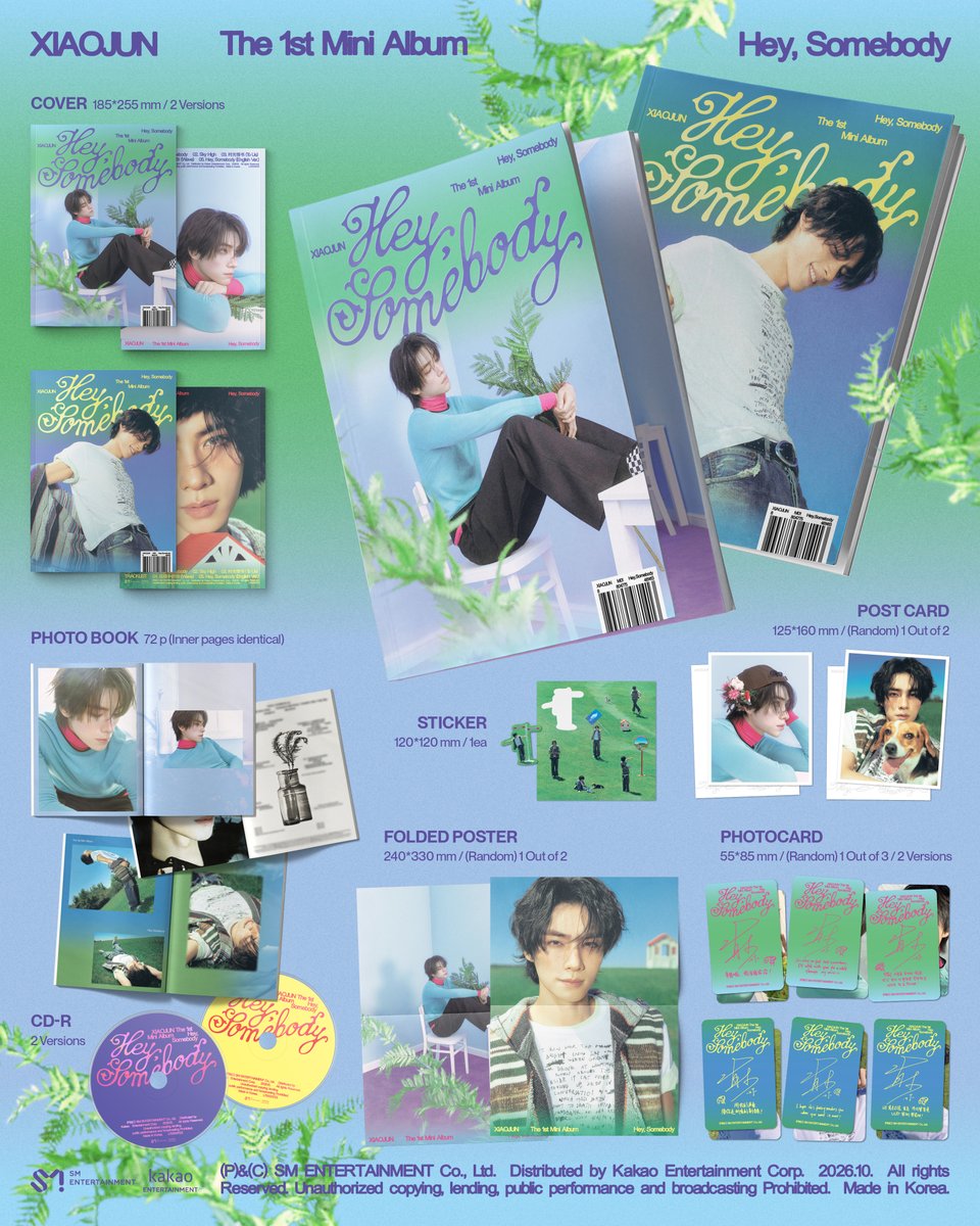 Xiaojun - Hey Somebody (Photobook Ver.)