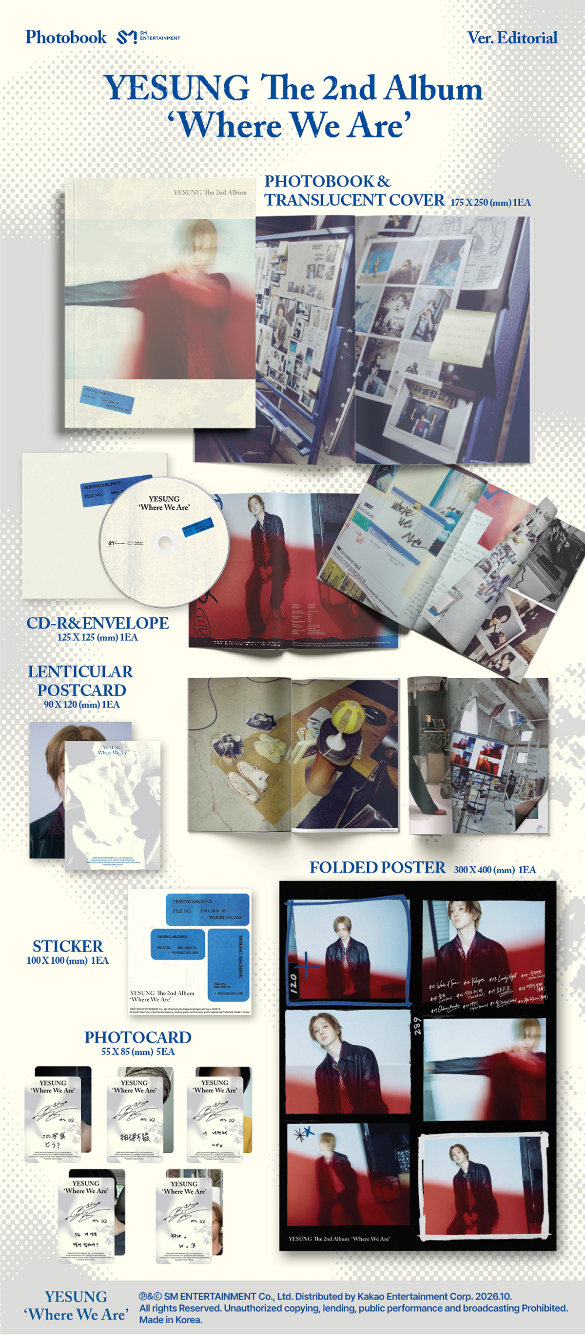 Yesung - Where We Are (Photobook Editorial)