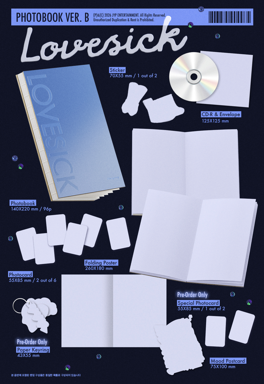 CHAERYEONG - Lovesick (Photobook B ver.)
