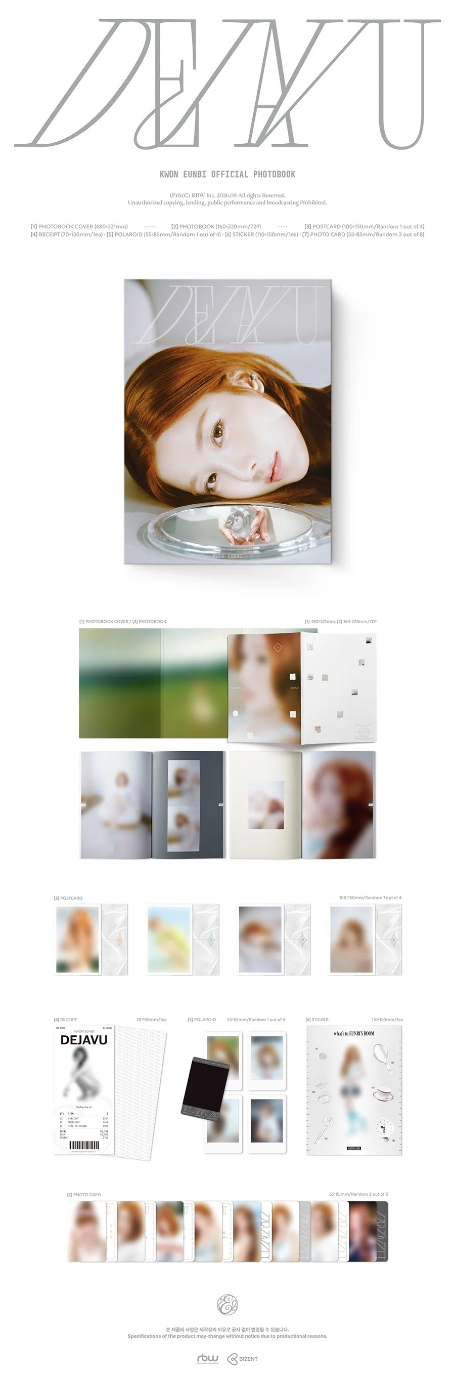 Kwon Eunbi DEJAVU photobook