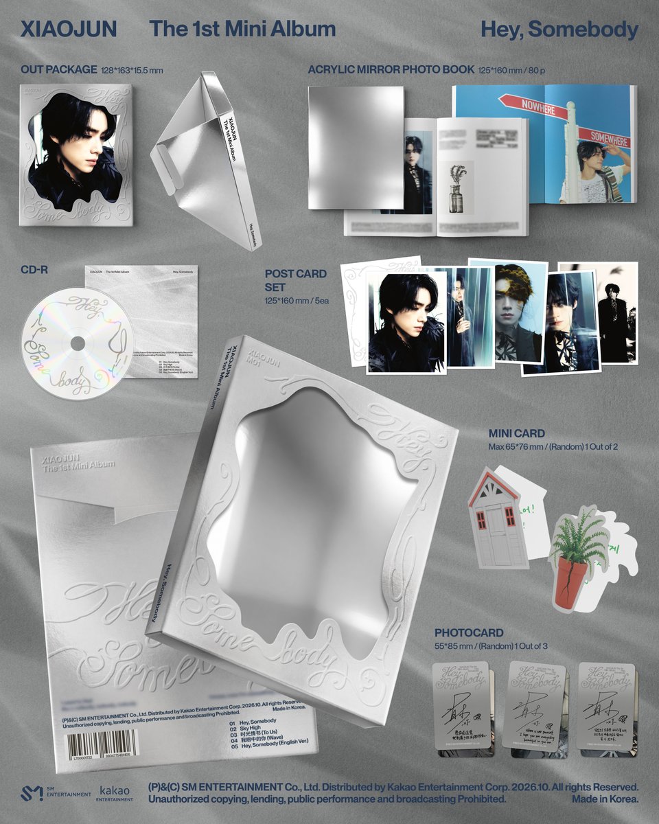 Xiaojun - Hey, Somebody (Mirror Book ver.)