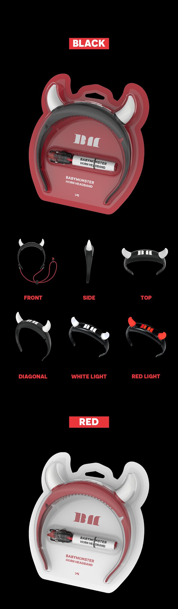 BABYMONSTER HORN HEADBAND