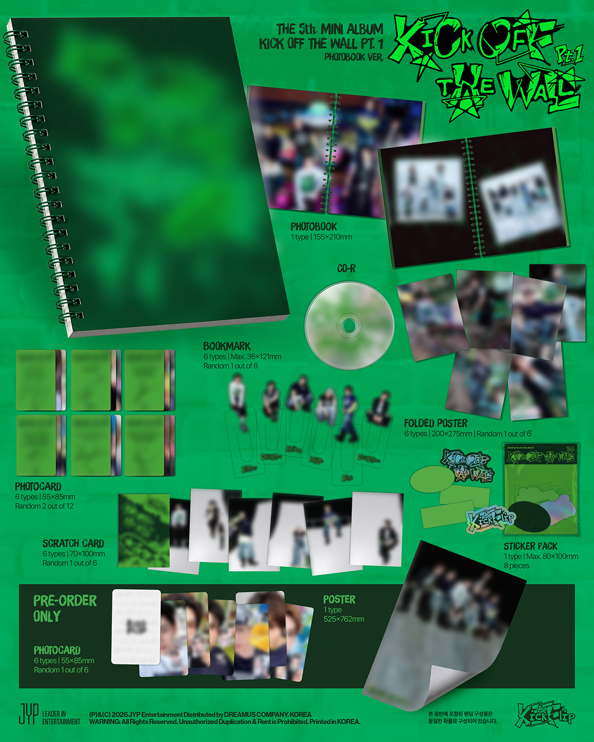 KickFlip KICK OFF THE WALL Pt1. (PHOTOBOOK Ver.)