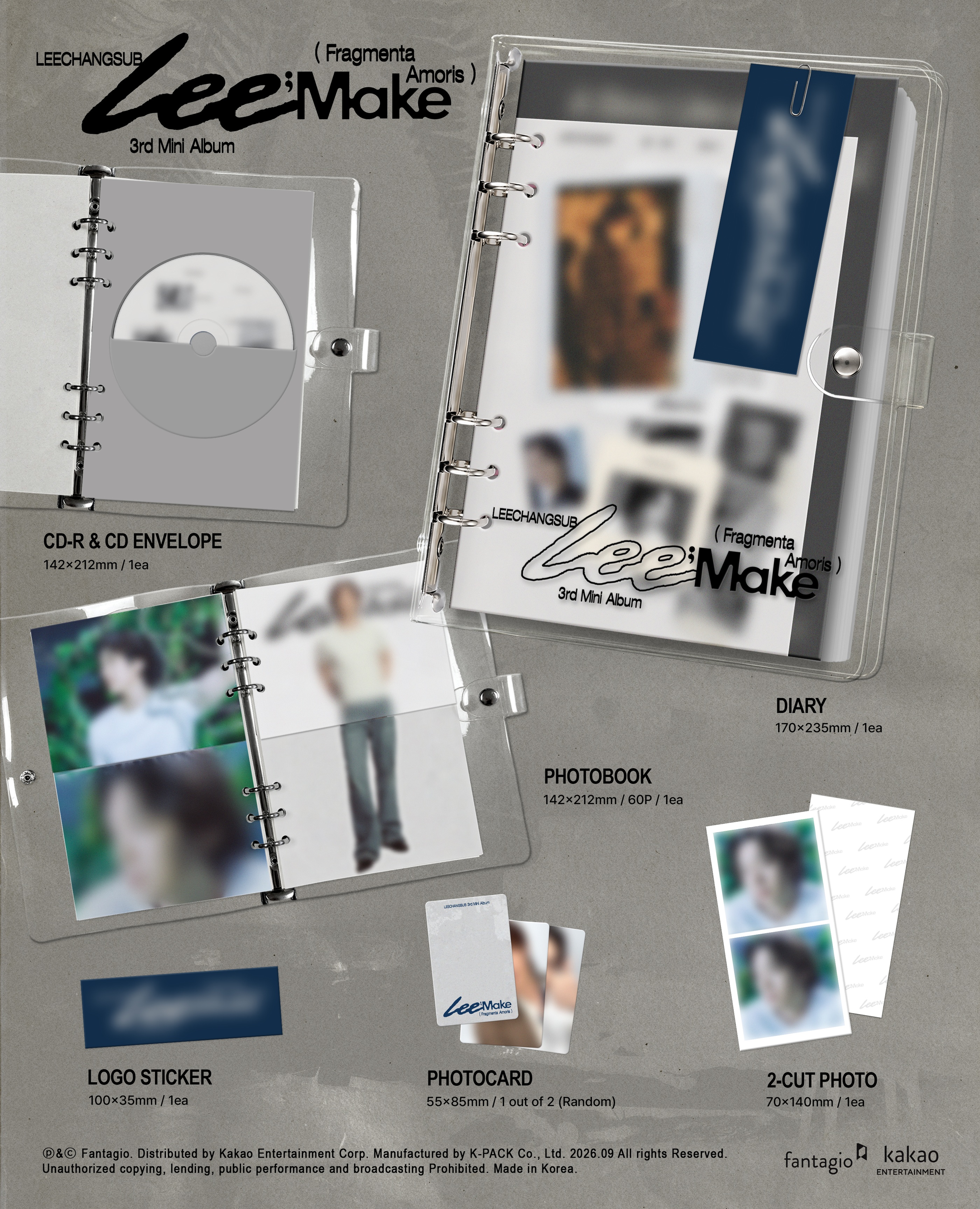LEE CHANGSUB - Lee;Make (Fragmenta Amoris)
