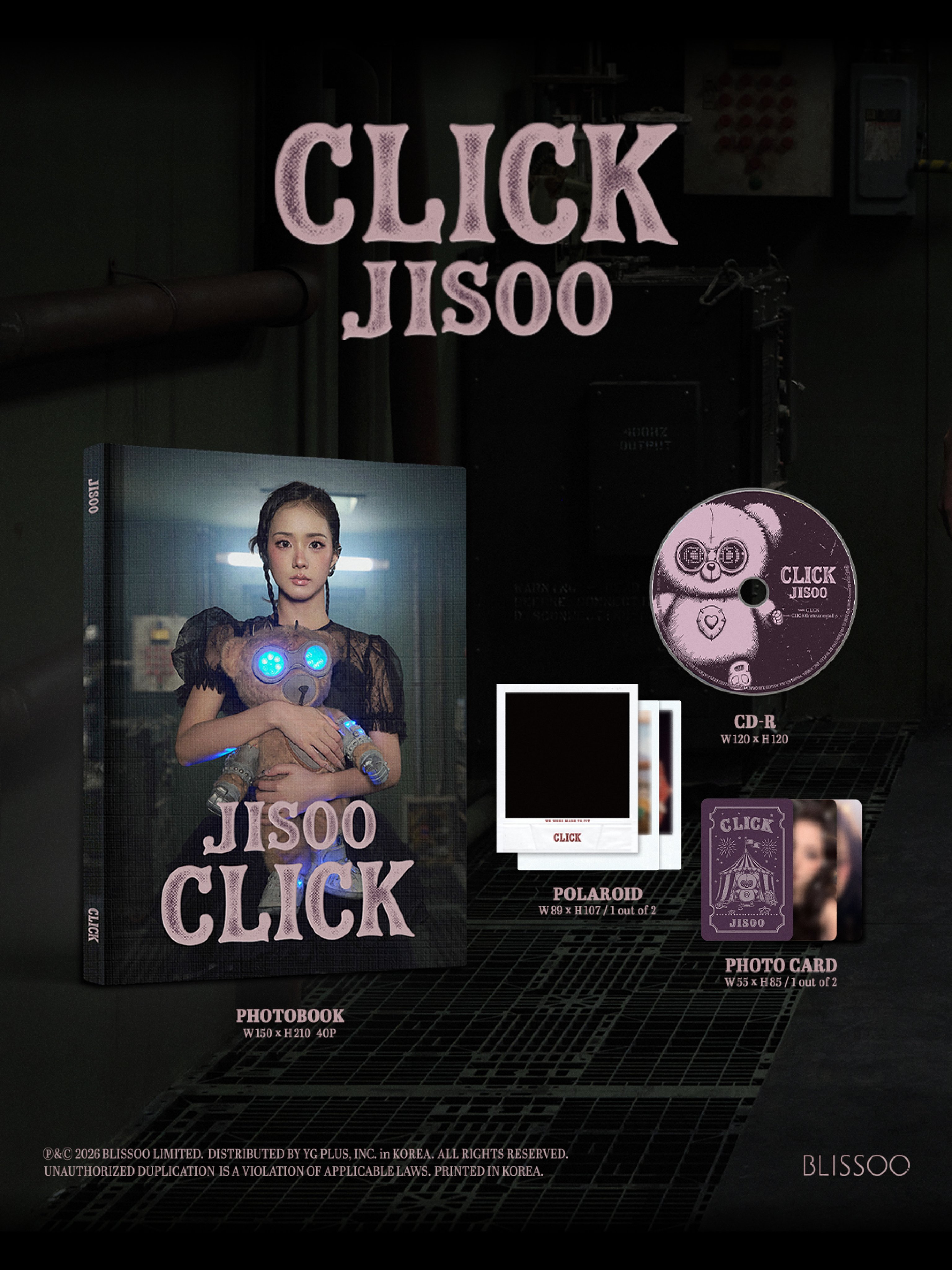 JISOO - CLICK (PHOTOBOOK Version)
